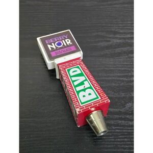 Boulevard Brewing Berry Noir Sour Ale Beer Tap Handle BLVD Red Brick Kansas City